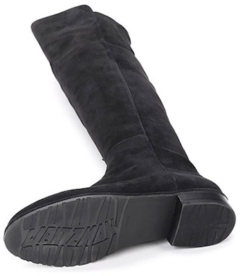 Stuart Weitzman/SW 織物絨面過膝靴 女款 黑色 Shop Stuart Weitzman/SW 織物絨面過膝靴 女款 黑色