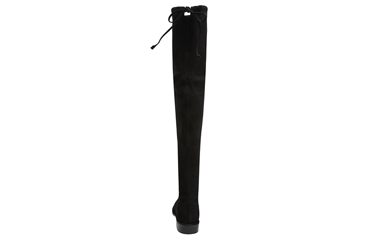 (W) Stuart Weitzman Over The Knee Boots 'Classic Black Velvet Square Heel' 圖 3