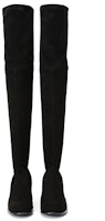 (W) Stuart Weitzman Boots 'Round Toe Suede Hitam' Over-The-Knee TIELANDSUEDEBLACK Shop (W) Stuart Weitzman Boots 'Round Toe Suede Hitam' Over-The-Knee TIELANDSUEDEBLACK