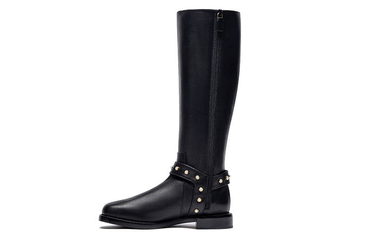Buy (W) Stuart Weitzman Pearl Moto Boot 'Kulit Hitam' SW2501008-BLK
