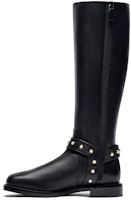 (Women) Stuart Weitzman Pearl Moto Boot 'Black Leather' SW2501008-BLK (Women) Stuart Weitzman Pearl Moto Boot 'Black Leather' SW2501008-BLK