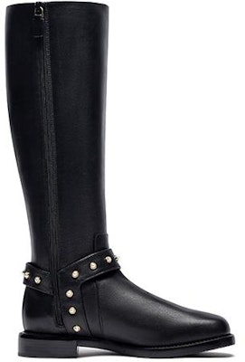 (Women) Stuart Weitzman Pearl Moto Boot 'Black Leather' SW2501008-BLK Order (Women) Stuart Weitzman Pearl Moto Boot 'Black Leather' SW2501008-BLK