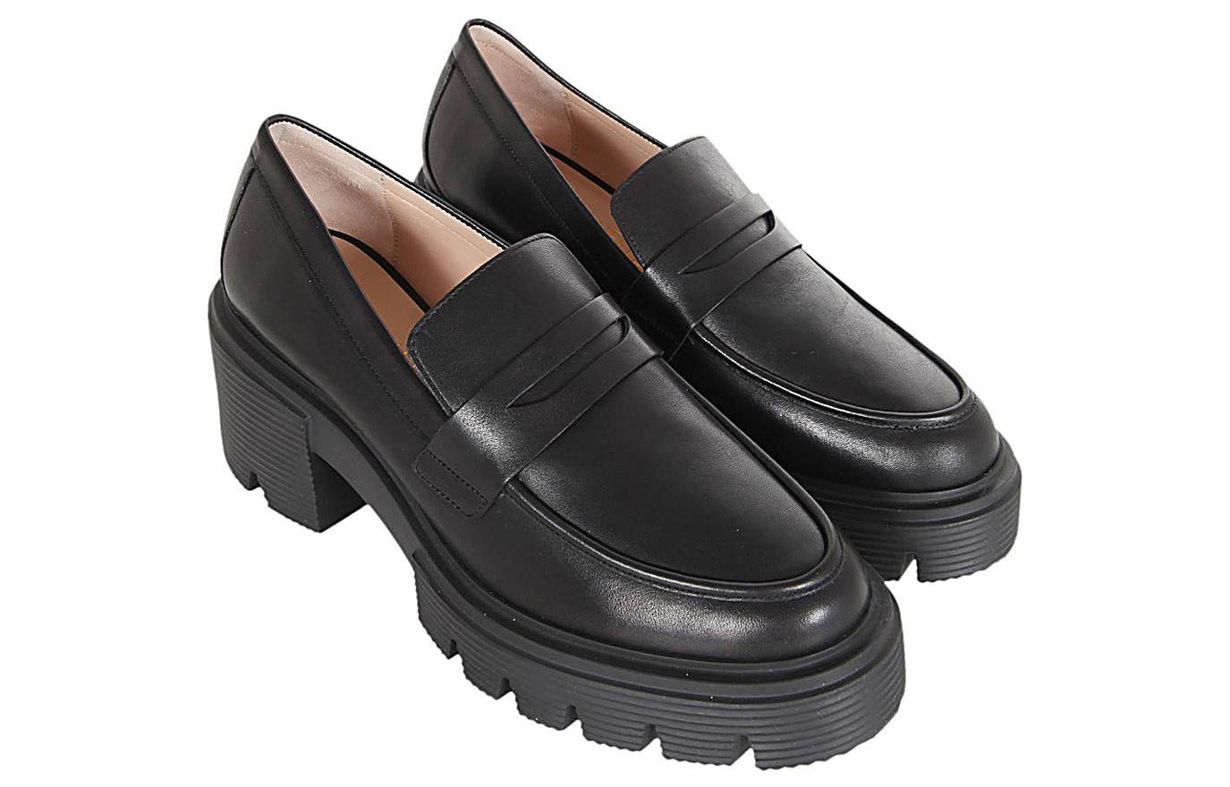 Shop (W) スチュアート ワイツマン 厚底黒革
```Stuart Waitzman Atsuzoko Kurogawa``` SB815-BLK