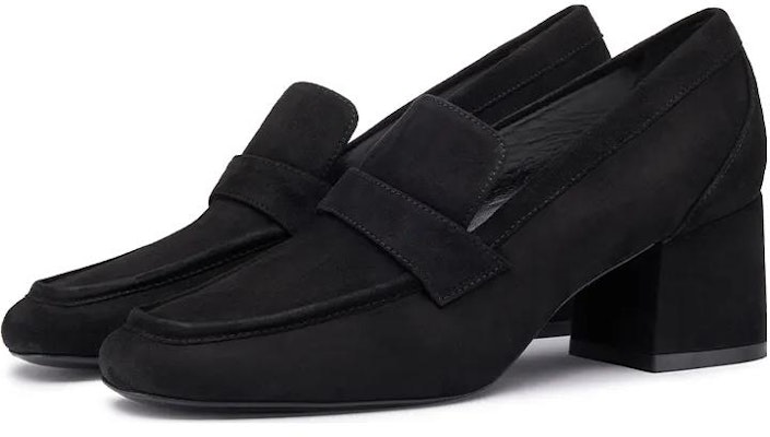 (Women) Stuart Weitzman Pointed Toe Comfort Block Heel 'Black Leather' SW3504026 Shop (Women) Stuart Weitzman Pointed Toe Comfort Block Heel 'Black Leather' SW3504026