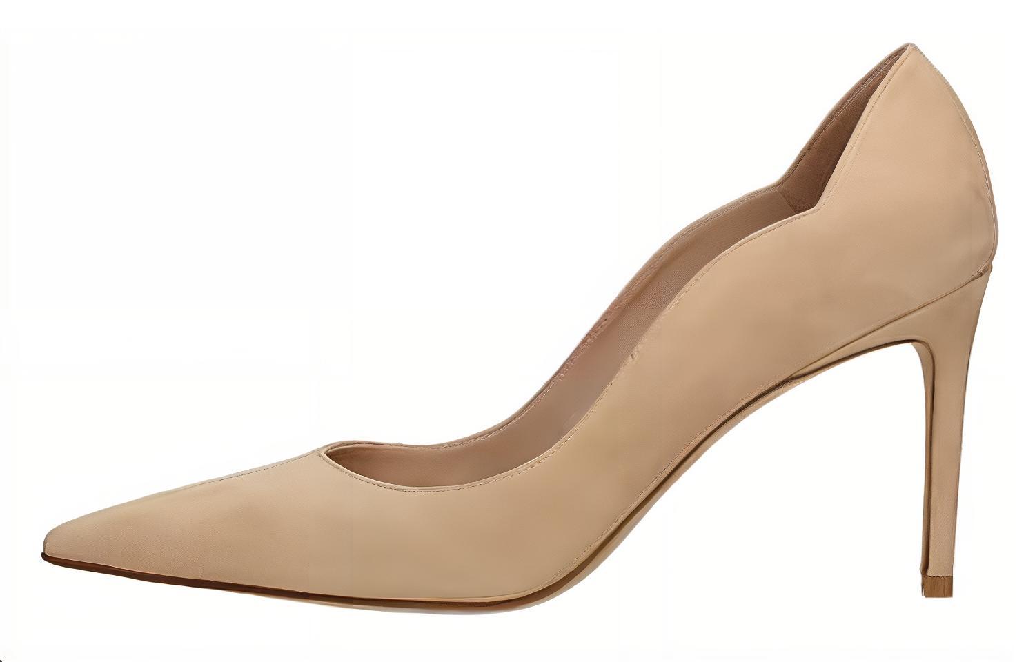 (Women) Stuart Weitzman Pointed Toe Stiletto 'Khaki' STUART85SUES7020AJM