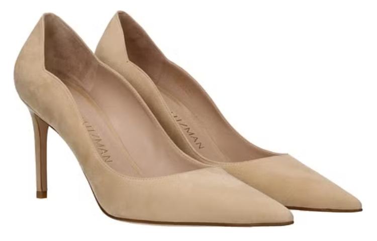 Lookbook (Women) Stuart Weitzman Pointed Toe Stiletto 'Khaki' STUART85SUES7020AJM