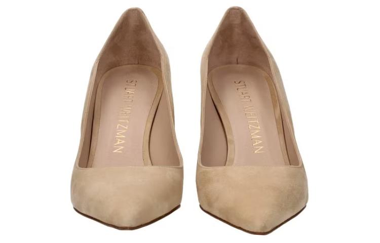 Shop (Women) Stuart Weitzman Pointed Toe Stiletto 'Khaki' STUART85SUES7020AJM