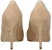 (W) Stuart Weitzman Tumit Tinggi Runcing 'Khaki' STUART85SUES7020AJM