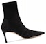 Order (W) Stuart Weitzman But Buku Runcing Stiletto 'Bulu Domba Hitam' SW3901012-BLK