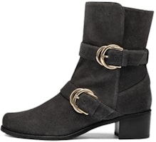 (Women) Stuart Weitzman Reserve 'Grey Chunky Heel Ankle Boot' SW9601023-GRY (Women) Stuart Weitzman Reserve 'Grey Chunky Heel Ankle Boot' SW9601023-GRY