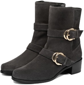 Stuart Weitzman SW英倫儲備 粗跟時尚短筒靴 女式 灰色 Lookbook Stuart Weitzman SW英倫儲備 粗跟時尚短筒靴 女式 灰色