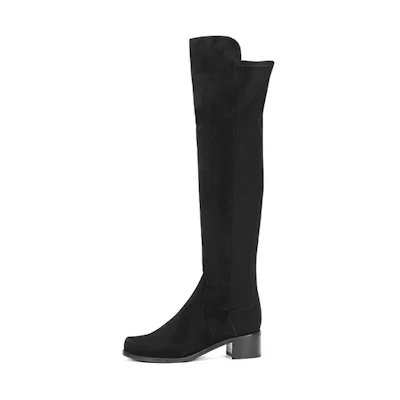 (W) Stuart Weitzman Reserve Boot 'Black Over-the-Knee'