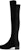 (W) Stuart Weitzman Reserve Boot 'Hitam Klasik Suede Melepasi Lutut' YL01418