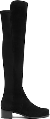 (W) Stuart Weitzman Reserve Boot 'Suede Hitam Klasik Di Atas Lutut' YL01418 Order (W) Stuart Weitzman Reserve Boot 'Suede Hitam Klasik Di Atas Lutut' YL01418