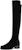 (W) Stuart Weitzman Reserve Boot 'Hitam Klasik Suede Melepasi Lutut' YL01418
