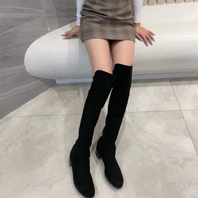 (Women) Stuart Weitzman Reserve Boot 'Classic Black Suede Over-the-Knee' YL01418 Sizing (Women) Stuart Weitzman Reserve Boot 'Classic Black Suede Over-the-Knee' YL01418