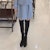 (W) Stuart Weitzman Reserve Boot 'Hitam Klasik Suede Melepasi Lutut' YL01418
