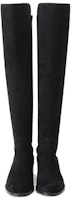 Stuart Weitzman/SW SW 永恒經典 5050 絨面皮革織物 高筒過膝女靴 黑色 Lookbook Stuart Weitzman/SW SW 永恒經典 5050 絨面皮革織物 高筒過膝女靴 黑色