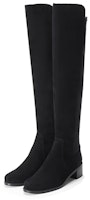 Stuart Weitzman/SW SW 永恒經典 5050 絨面皮革織物 高筒過膝女靴 黑色 Shop Stuart Weitzman/SW SW 永恒經典 5050 絨面皮革織物 高筒過膝女靴 黑色