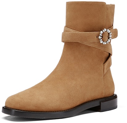 (W) 스튜어트 와이츠먼 라이더 부츠 (펄 버클 크림 브라운) SW2501004-BRO Order (W) 스튜어트 와이츠먼 라이더 부츠 (펄 버클 크림 브라운) SW2501004-BRO