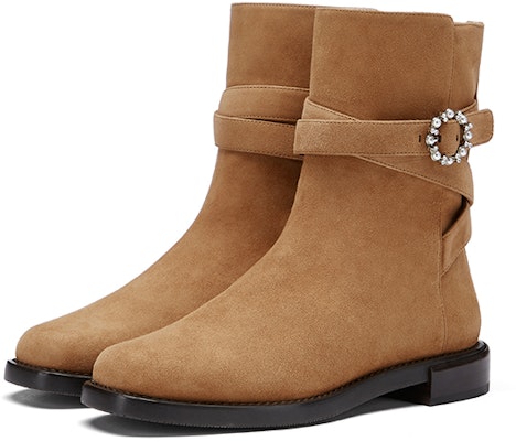 (W) 스튜어트 와이츠먼 라이더 부츠 (펄 버클 크림 브라운) SW2501004-BRO Lookbook (W) 스튜어트 와이츠먼 라이더 부츠 (펄 버클 크림 브라운) SW2501004-BRO