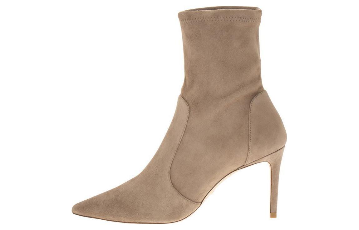 (W) Stuart Weitzman Short Boot 'Beige CMFT'