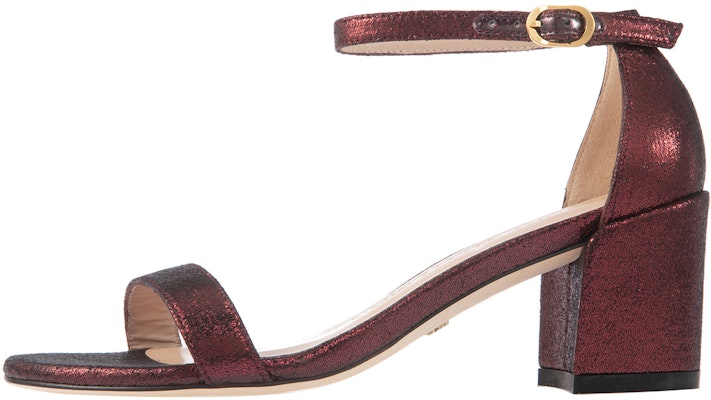 (Women) Stuart Weitzman Simple Block Heel 'Red' SIMPLELAMEVELVETCRANBERRY Buy (Women) Stuart Weitzman Simple Block Heel 'Red' SIMPLELAMEVELVETCRANBERRY