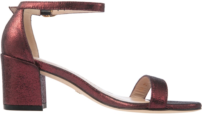 (Women) Stuart Weitzman Simple Block Heel 'Red' SIMPLELAMEVELVETCRANBERRY Order (Women) Stuart Weitzman Simple Block Heel 'Red' SIMPLELAMEVELVETCRANBERRY