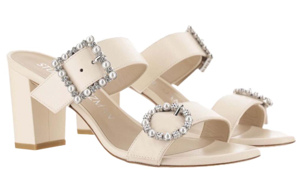 (W) Stuart Weitzman Slide 'Elegant Cream' 圖 3