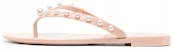 (W) Stuart Weitzman Slide 'Fashion Pink Toe-Thong' Kasut Tumit Rata Wanita GLDEJERRYFLIPFLOPSE239