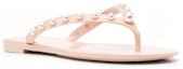 Order (W) Stuart Weitzman Slide 'Fashion Pink Toe-Thong' Kasut Tumit Rata Wanita GLDEJERRYFLIPFLOPSE239