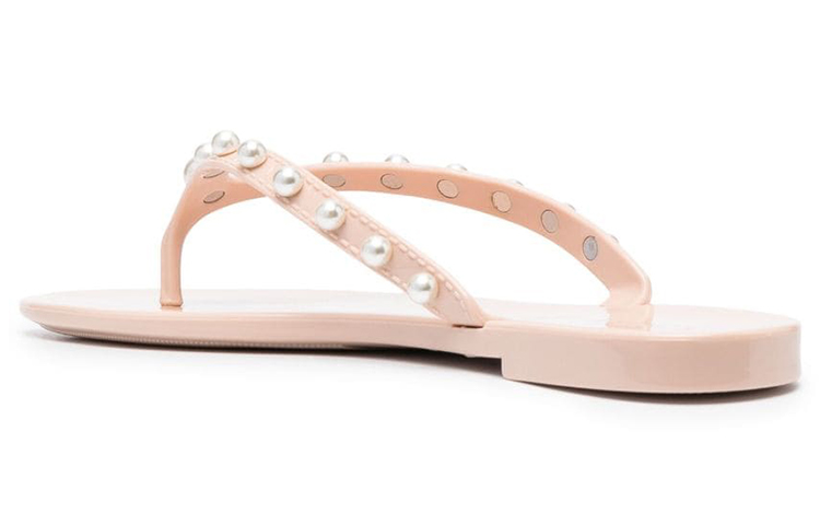 Lookbook (W) Stuart Weitzman Slide ''Fashion Pink Zehensteg-Sandale'' GLDEJERRYFLIPFLOPSE239