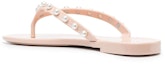 Lookbook (W) Stuart Weitzman Slide 'Fashion Pink Toe-Thong' Kasut Tumit Rata Wanita GLDEJERRYFLIPFLOPSE239