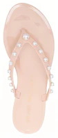 Shop (Women) Stuart Weitzman Slide 'Fashion Pink Toe-Thong' GLDEJERRYFLIPFLOPSE239