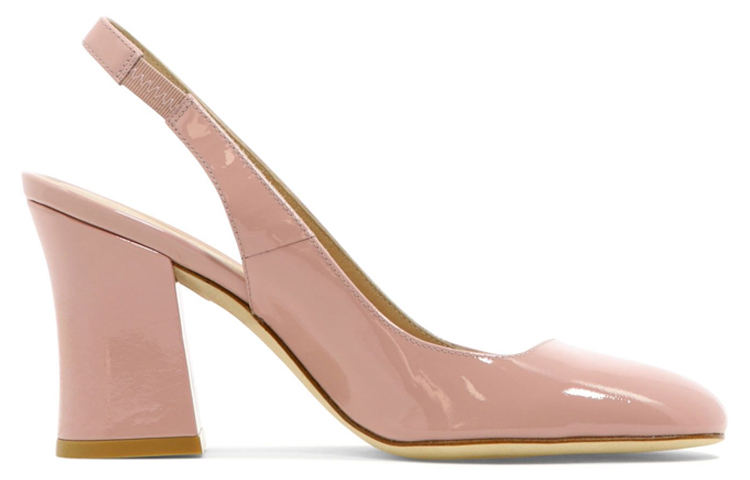 (W) Stuart Weitzman Slip-On 'Pink Leather High-Heels' 圖 2