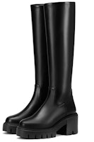 (W) 斯图尔特·韦茨曼黑色皮革Soho膝盖高靴 SW2601007-BLK Purchase (W) 斯图尔特·韦茨曼黑色皮革Soho膝盖高靴 SW2601007-BLK