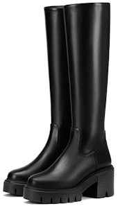 (W) Bota Alta Stuart Weitzman Soho de Cuero Negro SW2601007-BLK Purchase (W) Bota Alta Stuart Weitzman Soho de Cuero Negro SW2601007-BLK
