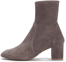 (Women) Stuart Weitzman Suede Block Heel Ankle Boots 'Taupe' YULIANA60SUSSUEDESTRTAUPE (Women) Stuart Weitzman Suede Block Heel Ankle Boots 'Taupe' YULIANA60SUSSUEDESTRTAUPE