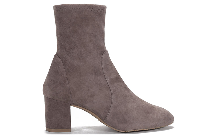 Order (W) Stuart Weitzman Suède Blokhak Enkellaarzen ''Taupe'' YULIANA60SUSSUEDESTRTAUPE