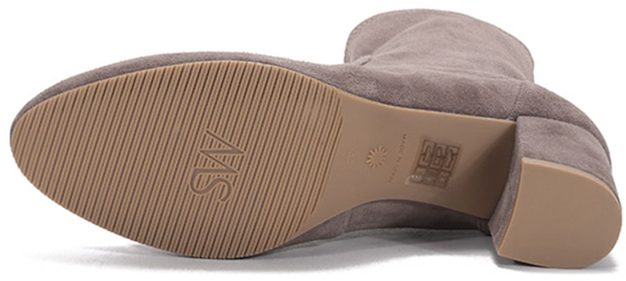 (Women) Stuart Weitzman Suede Block Heel Ankle Boots 'Taupe' YULIANA60SUSSUEDESTRTAUPE Details for (Women) Stuart Weitzman Suede Block Heel Ankle Boots 'Taupe' YULIANA60SUSSUEDESTRTAUPE