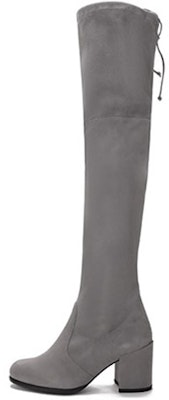 (W) Stuart Weitzman Boot Tumit Tebal Suede 'Kelabu Flanel' TIELANDSUSSUEDESTRFLANNEL Buy (W) Stuart Weitzman Boot Tumit Tebal Suede 'Kelabu Flanel' TIELANDSUSSUEDESTRFLANNEL