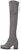 (W) Stuart Weitzman Boot Tumit Tebal Suede 'Kelabu Flanel' TIELANDSUSSUEDESTRFLANNEL