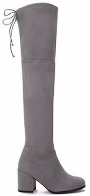 (W) Stuart Weitzman Sepatu Boot Tumit Tebal Suede 'Flannel Grey' TIELANDSUSSUEDESTRFLANNEL Order (W) Stuart Weitzman Sepatu Boot Tumit Tebal Suede 'Flannel Grey' TIELANDSUSSUEDESTRFLANNEL