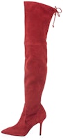(Women) Stuart Weitzman Suede Pointed-Toe Boot 'Red' S0026Q3S (Women) Stuart Weitzman Suede Pointed-Toe Boot 'Red' S0026Q3S