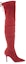 Order (W) Stuart Weitzman But Suede Hujung Runcing 'Merah' S0026Q3S