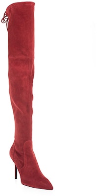 (Women) Stuart Weitzman Suede Pointed-Toe Boot 'Red' S0026Q3S Lookbook (Women) Stuart Weitzman Suede Pointed-Toe Boot 'Red' S0026Q3S
