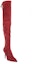 Lookbook (W) Stuart Weitzman But Suede Hujung Runcing 'Merah' S0026Q3S