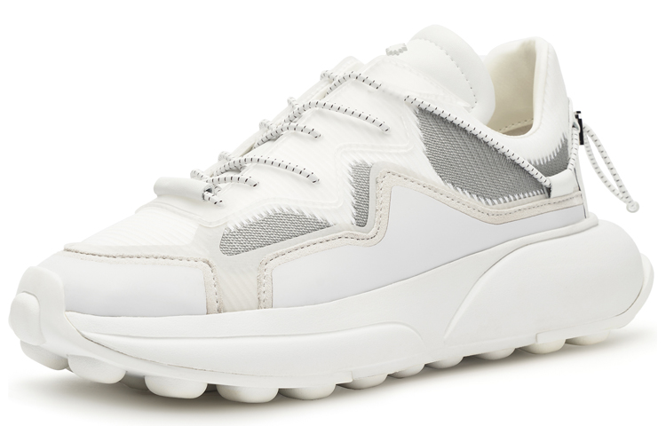 Lookbook (W) Stuart Weitzman SW 1 Sneaker ''Wit Mat Leer'' SW1606003-WHI