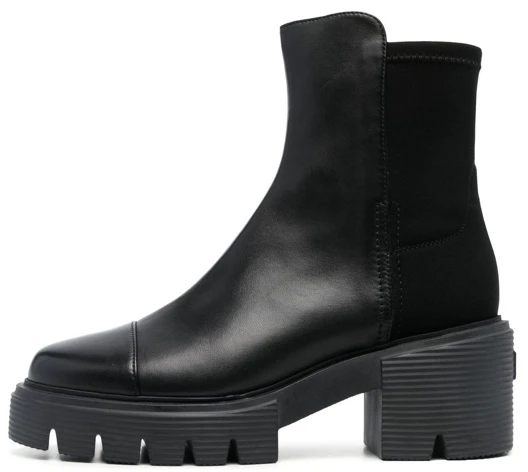 women-stuart-weitzman-sw-black-leather-slip-on-ankle-boots-sc-722-nsg-black-color