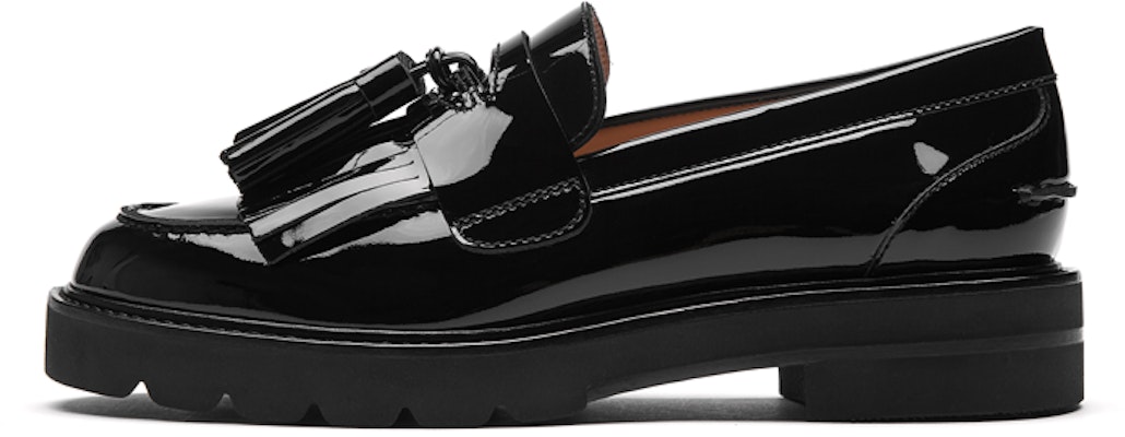 (W) Stuart Weitzman SW Zwarte Leren Slip-On Casual Schoenen Ronde Neus SUTTON LOAFER Printed Soft Croc Black Shoes Buy (W) Stuart Weitzman SW Zwarte Leren Slip-On Casual Schoenen Ronde Neus SUTTON LOAFER Printed Soft Croc Black Shoes